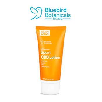 50% Off Sport CBD Lotion - Bluebird Botanicals Discount Code