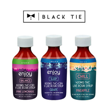 40% Off THC Syrups - Black Tie CBD Discount Code