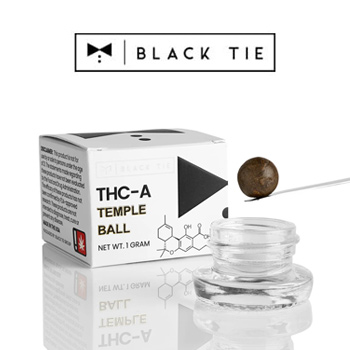 20% Off THC-A Temple Ball Hash - Black Tie CBD Discount Code