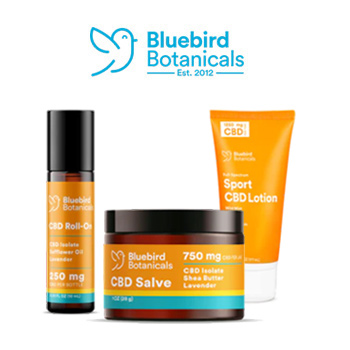 70% Off CBD Topicals - Bluebird Botanicals Promo Code