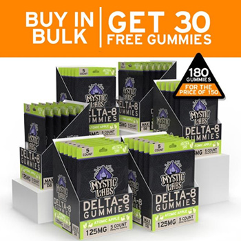 20% Off Bulk Delta-8 Boxes - Mystic Labs Coupon Code