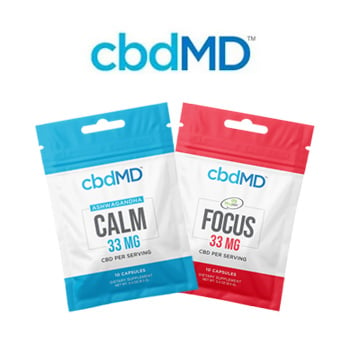 FREE Calm or Focus Capsules - cbdMD Discount Code
