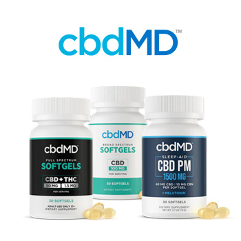 20% Off Capsules, Pills & Softgels - cbdMD Promo Code