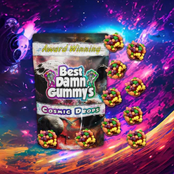 50% Off THC Cosmic Drops - Best Damn Gummy's Promo Code