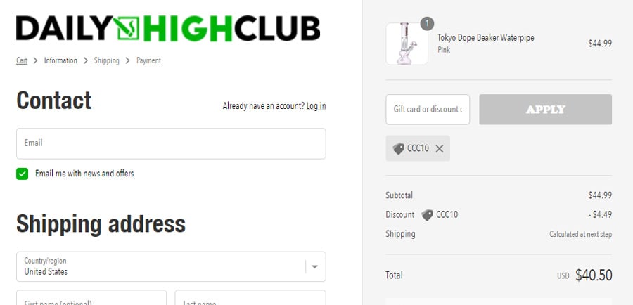 How to use Daily High Club coupon codes