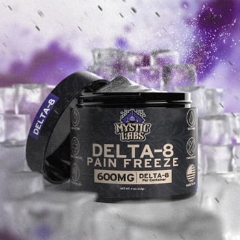 20% Off Delta-8 Pain Freeze Rub at Mystic Labs - Coupon Code