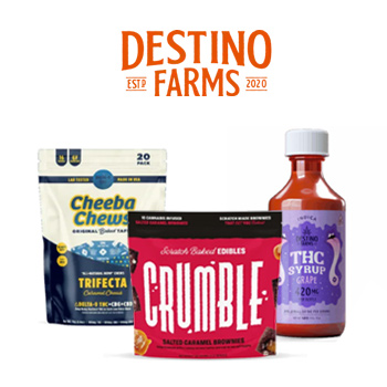 15% Off Infused Edibles - Destino Farms Coupon Code
