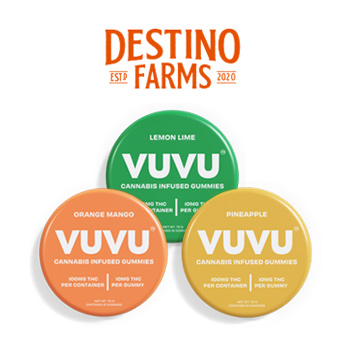 10% Off VUVU Gummies - Destino Farms Discount Code