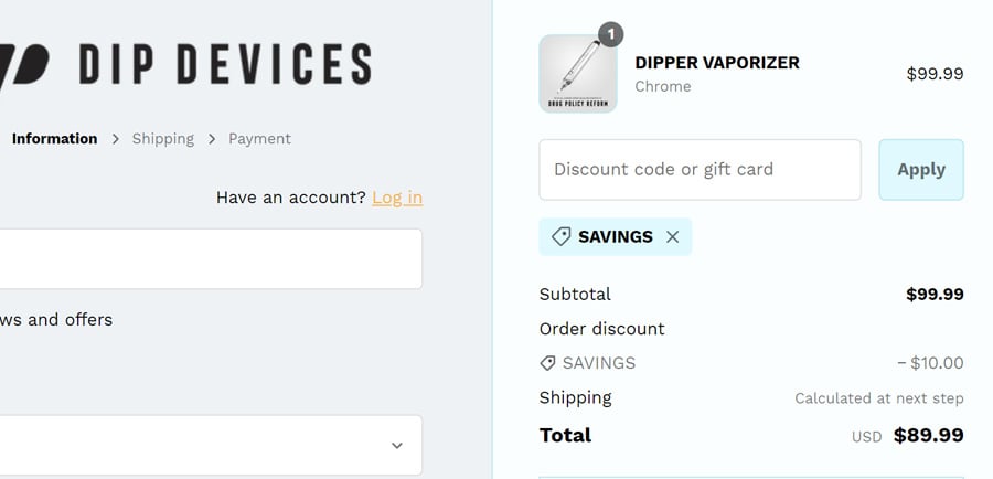 How to use Dip Devices coupon codes