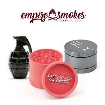 10% Off ALL Grinders at Empire Smokes - Coupon Code