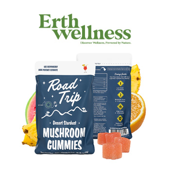 25% Off Road Trip Shroom Gummies - Erth Wellness Promo Code