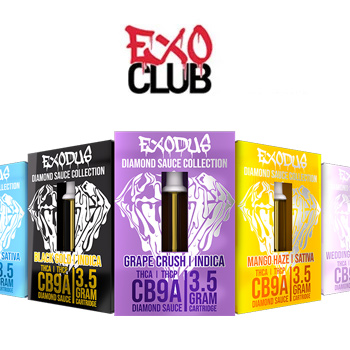 50% Off Diamond Sauce THCa Carts - Exo Club Promo Code