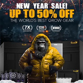 New Year MEGA SALE - 50% Off - Gorilla Grow Tent Promo Code