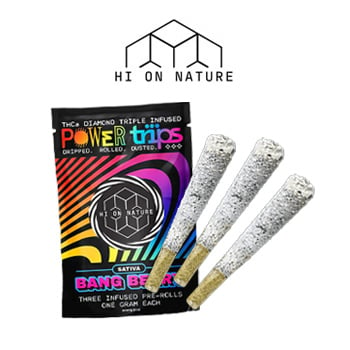 25% Off THC-A Diamond Infused Prerolls - Hi On Nature Discount Code