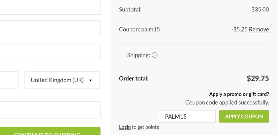 How to use King Palm coupon codes
