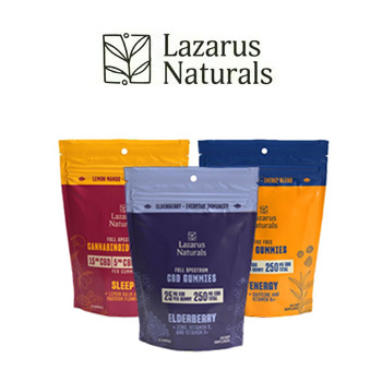 FREE 10ct CBD Gummies - Lazarus Naturals Discount Code