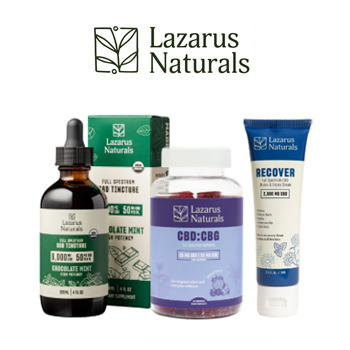 25% Off + FREE 10ct Gummies - Lazarus Naturals Promo Code