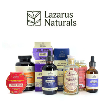30% Off Organic CBD - Lazarus Naturals Promo Code