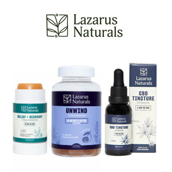 25% Off Travel-Friendly CBD - Lazarus Naturals Coupon Code