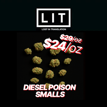 25% Off Diesel Poisin Smalls - LIT Farms Coupon Code