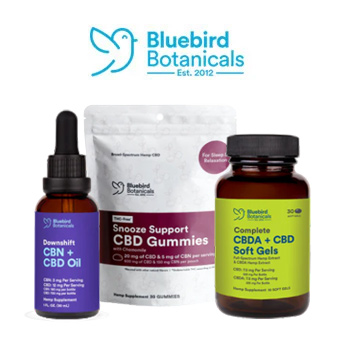 50% Off Minor Cannabinoids - Bluebird Botanicals Coupon Code