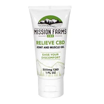 FREE Relieve CBD Gel (1oz) at Mission Farms - Coupon Code