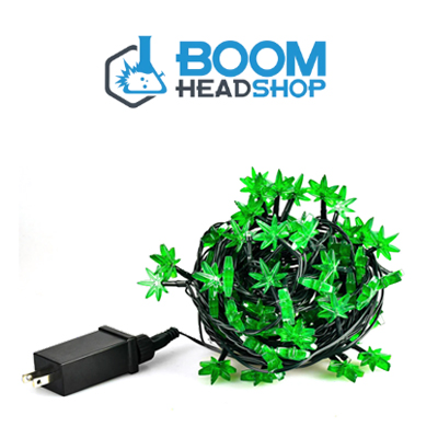 60% Off Cannabis Christmas Lights - BOOM Headshop Coupon Code