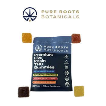 Live Rosin Gummy Samples - $10 - Pure Roots Botanicals Coupon Code
