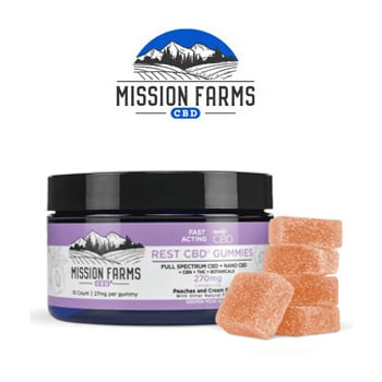 FREE Rest CBD Gummies (worth $25) - Mission Farms CBD Promo Code