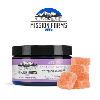 30% Off + FREE Rest Gummies - Mission Farms CBD Promo Code
