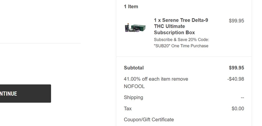 How to use Serene Tree coupon codes