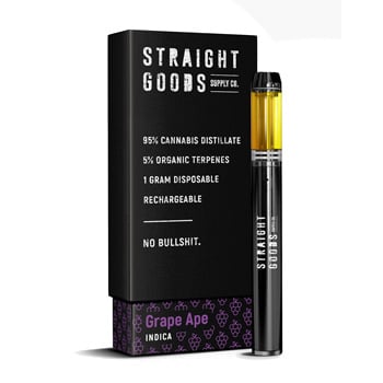 50% Off Straight Goods 1g Disposables - West Coast Cannabis Promo Code