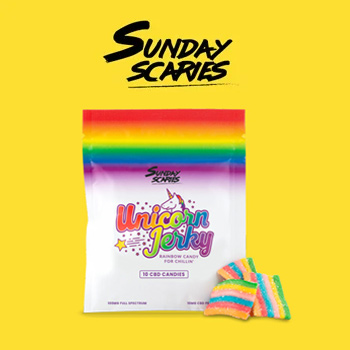 50% Off CBD Unicorn Jerky - Sunday Scaries Coupon Code