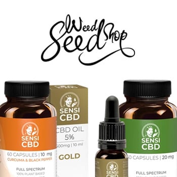 50% Off Sensi CBD - Weed Seed Shop Promo Code