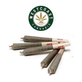 5 FREE Pre-Rolls - West Coast Cannabis Coupon Code